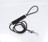 Love In Leather Braided Lead With Coloured Hardware Collars and Leads